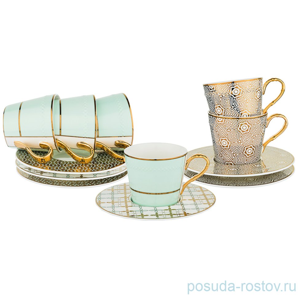 Набор чайных пар 200 мл 6 шт / 195013