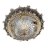 Люстра 4 рожковая хрусталь/золото &quot;Арт Гласс /Шарлиз&quot; диаметр-47 см, h-18 см / 107297