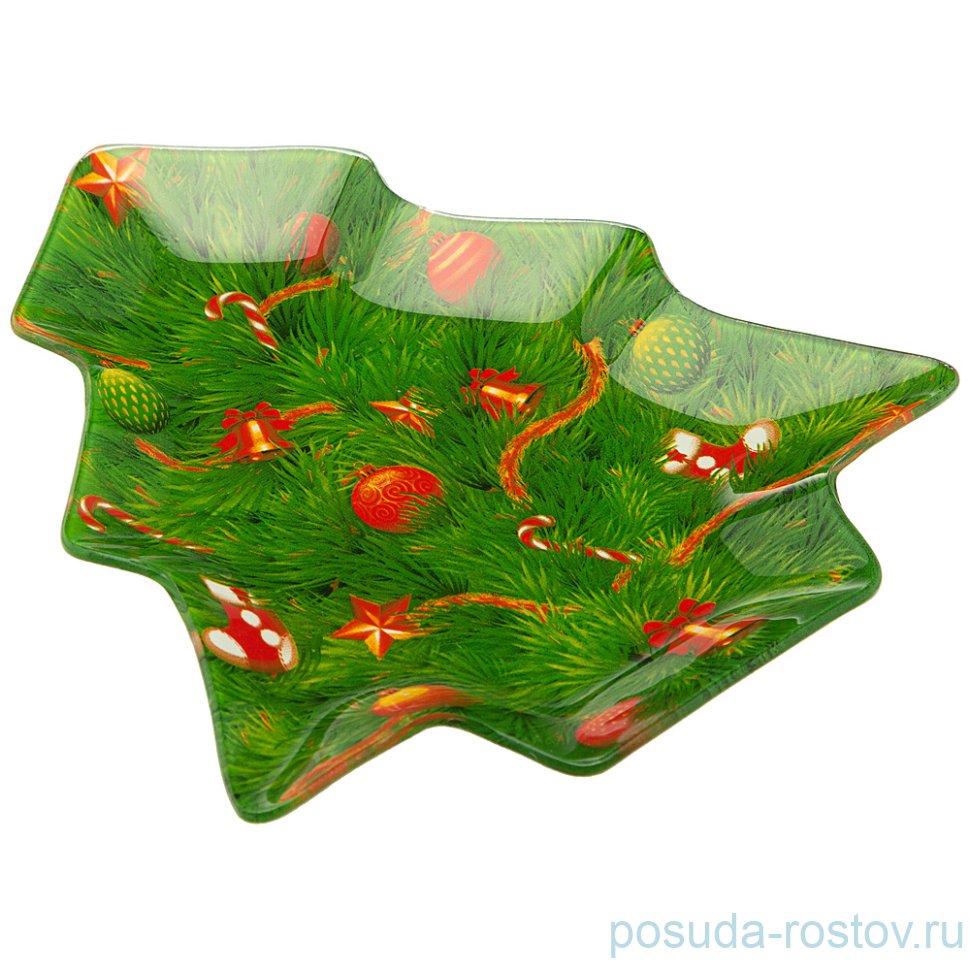 Блюдо 20 см Ёлка "Рождественская сказка" (6шт.) / 268420 Блюдо 20 см Ёлка "Рождественская сказка" (6шт.) / 268420