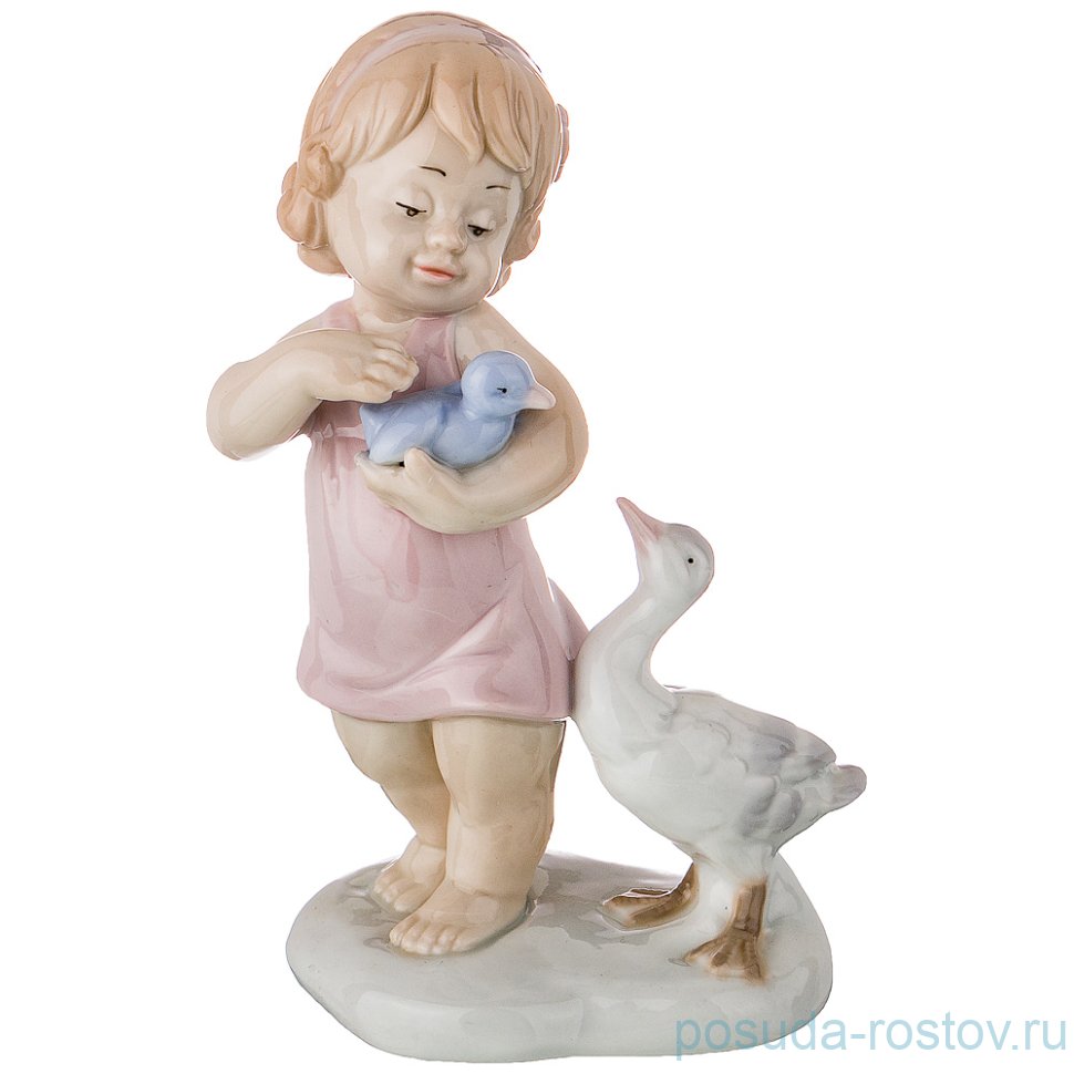 Статуэтка 8 х 6 х 14 см "С гусями" / 187876