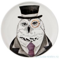 Тарелка 19 см 1 шт &quot;Fashion Animals /Филин&quot;  / 260055