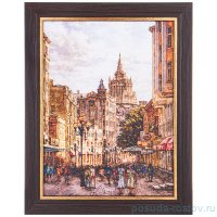 Картина 30 х 40 см &quot;Города&quot; /рамка венге с золотом / 275127