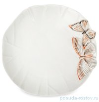 Блюдо 27,5 х 3,5 см круглое &quot;Бабочки&quot; / 369583