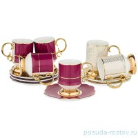Набор чайных пар 200 мл 6 шт / 195018