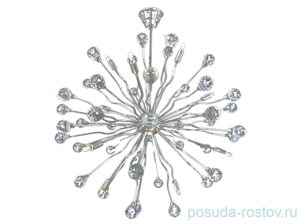 Люстра 10 рожковая хрусталь /платина "Титания Люкс" / 000042 Люстра 10 рожковая хрусталь /платина "Титания Люкс" / 000042