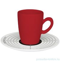 Набор кофейных пар 75 мл 6 шт для эспрессо &quot;Кофе к цели&quot; (блюдца 12 см) / 149202