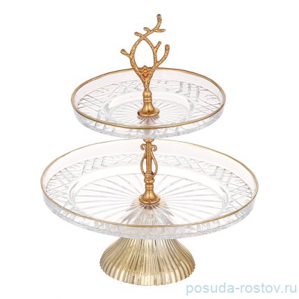 Этажерка 2-х ярусная н/н &quot;Glasscom&quot; (17 х 13 см) / 339917