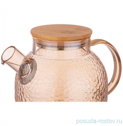 Заварочный чайник 1 л с фильтром янтарный / 289397