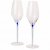 Бокалы для шампанского 300 мл 2 шт &quot;Accent sky blue&quot; / 343561