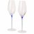 Бокалы для шампанского 300 мл 2 шт "Accent sky blue" / 343561