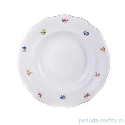 Набор тарелок 22,5 см 6 шт глубокие &quot;Аляска /Мелкие цветы /3051&quot; / 163910