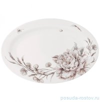Блюдо 26,5 х 18 см овальное &quot;White flower&quot; / 236285