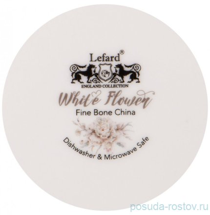 Блюдо 26,5 х 18 см овальное &quot;White flower&quot; / 236285