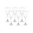 Бокалы для красного вина 250 мл 6 шт &quot;Asio /Александра /Отводка золото&quot; / 270354