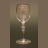 Бокалы для белого вина 200 мл 6 шт &quot;Ларго /Серебристые вензеля&quot; / 018492