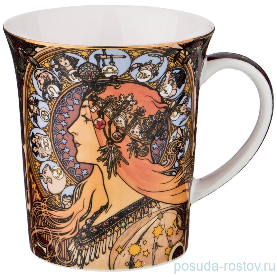 Кружка 420 мл "А. Муха /Зодиак" / 185999 Кружка 420 мл "А. Муха /Зодиак" / 185999