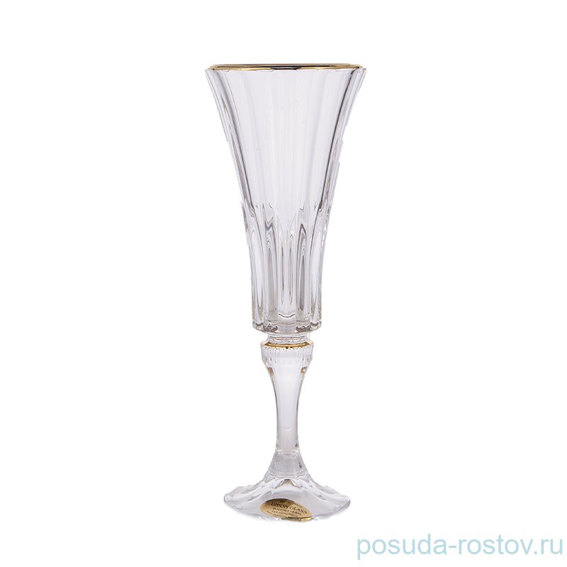 Бокалы для шампанского 180 мл 6 шт "Веллингтон /Отводка золото" / 165246 Бокалы для шампанского 180 мл 6 шт "Веллингтон /Отводка золото" / 165246