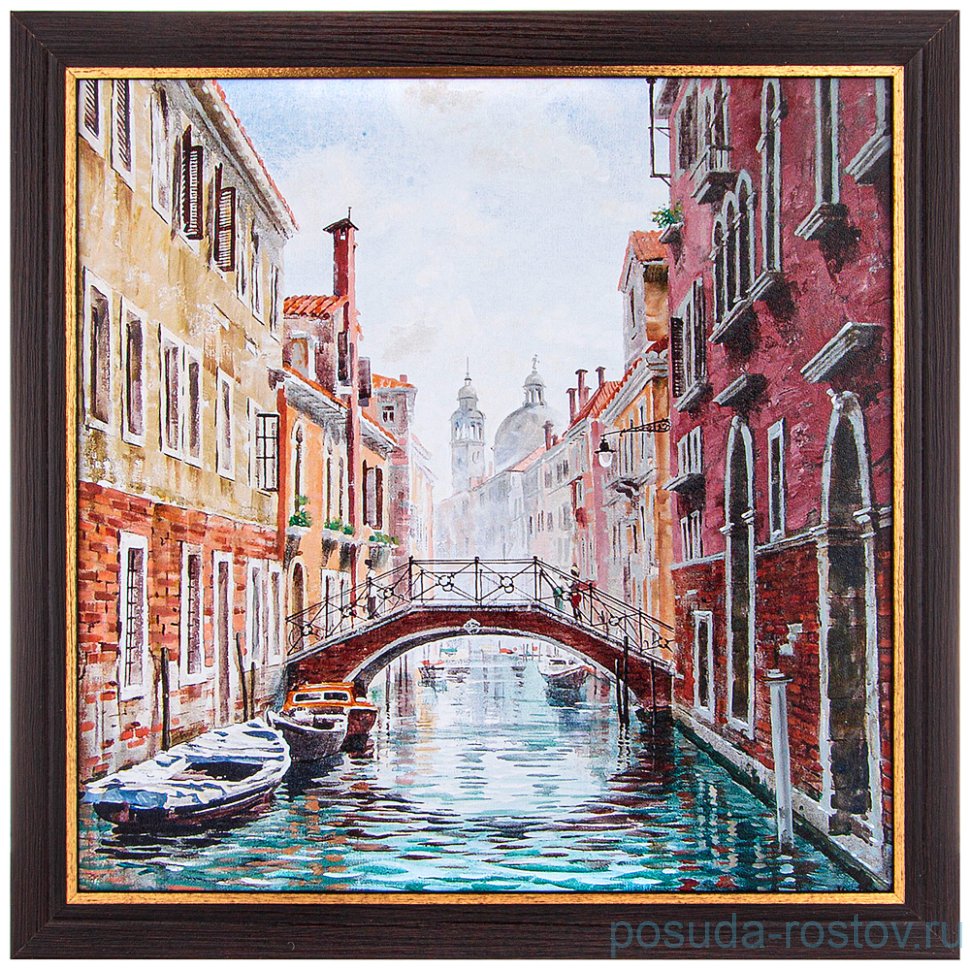 Картина 50 х 50 см /рамка венге с золотом / 275140 Картина 50 х 50 см /рамка венге с золотом / 275140