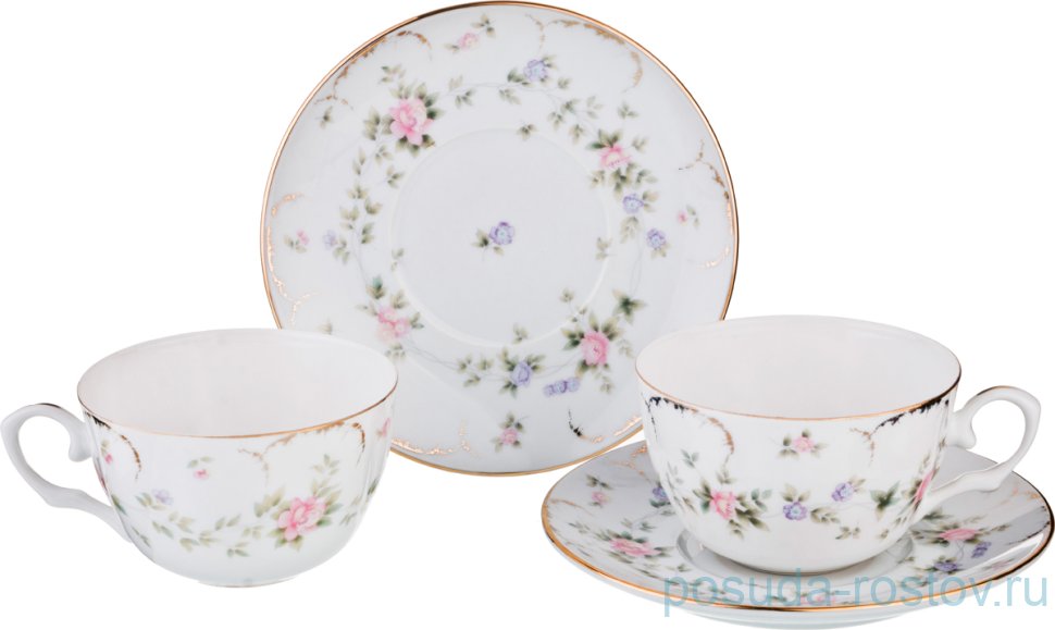 Набор чайных пар 250 мл 2 шт "квинсдей" / 193782 Набор чайных пар 250 мл 2 шт "квинсдей" / 193782