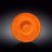Тарелка 24 см глубокая оранжевая &quot;Spiral&quot; / 261581
