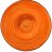 Тарелка 24 см глубокая оранжевая &quot;Spiral&quot; / 261581
