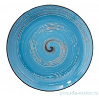 Тарелка 18 см голубая &quot;Spiral&quot; / 261651