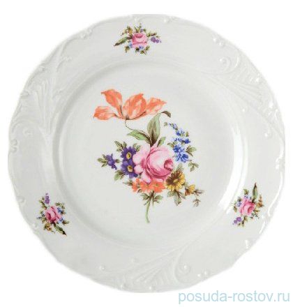 Набор тарелок 19 см 6 шт &quot;Лиана /Полевой цветок&quot; / 051040