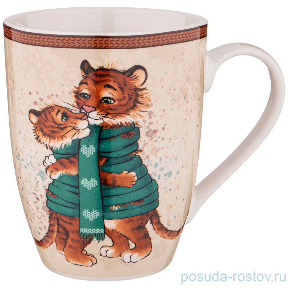 Кружка 380 мл "Тигриные истории" / 259915