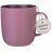 Кружка 400 мл тёмно-лиловая &quot;Velour&quot; (4шт.) / 264146
