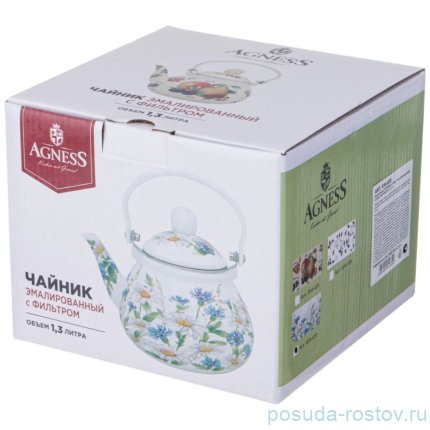 Чайник 1,3 л эмалированный &quot;Sentiment&quot; / 354379