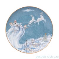 Тарелка 20,5 см 1 шт &quot;снежная королева&quot; / 361455