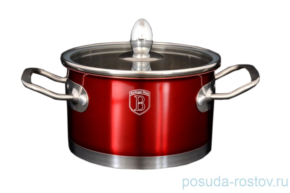 Кастрюля 16 см Berlinger Haus "Passion Collection" красная / 106955 Кастрюля 16 см Berlinger Haus "Passion Collection" красная / 106955