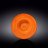 Тарелка 22,5 см глубокая оранжевая &quot;Spiral&quot; / 261579