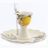 Подставка для яйца 9 см н/н с блюдцем &quot;Artigianato ceramico /Лимоны&quot; / 156795