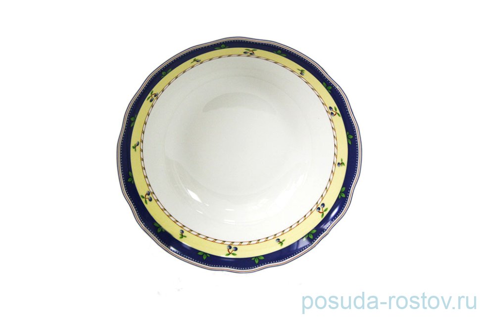 Салатник 19 см "Роза /Синие вишни" / 234671 Салатник 19 см "Роза /Синие вишни" / 234671