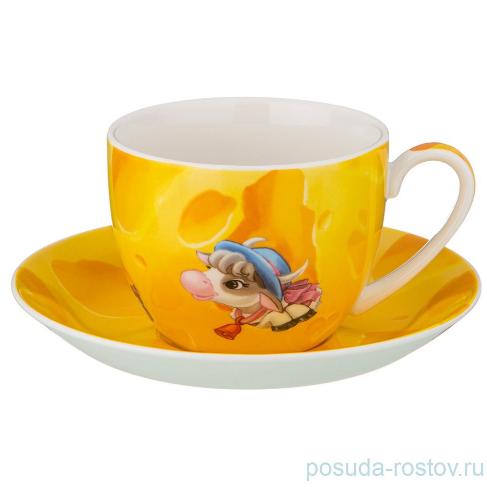 Чайная пара 450 мл 1 шт "Коровки" / 224929 Чайная пара 450 мл 1 шт "Коровки" / 224929