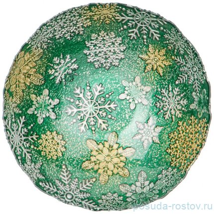 Блюдо 31 см круглое глубокое &quot;Celebration green&quot; / 332143