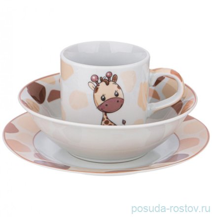 Детский набор 3 предмета &quot;Жирафик&quot; / 294286