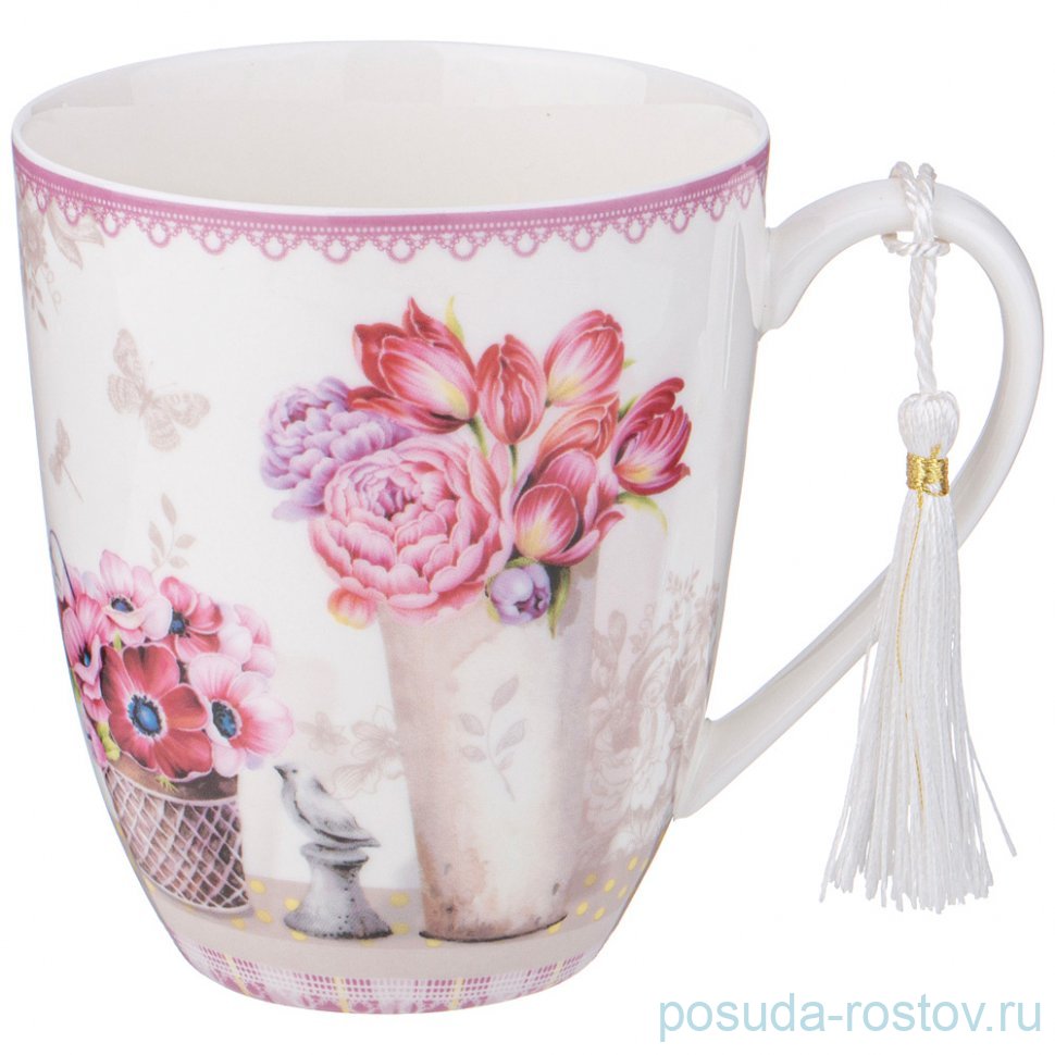 Кружка 420 мл "Тюльпаны" / 338173