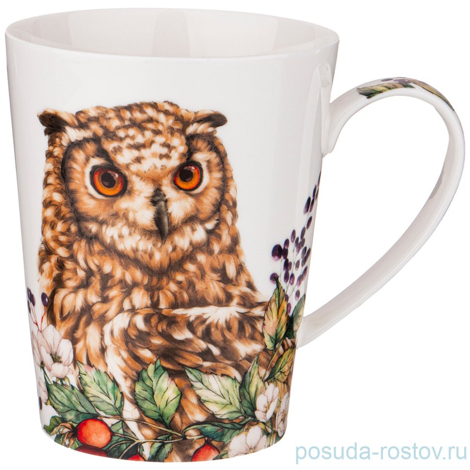 Кружка 450 мл "лесная сказка /сова" / 270745