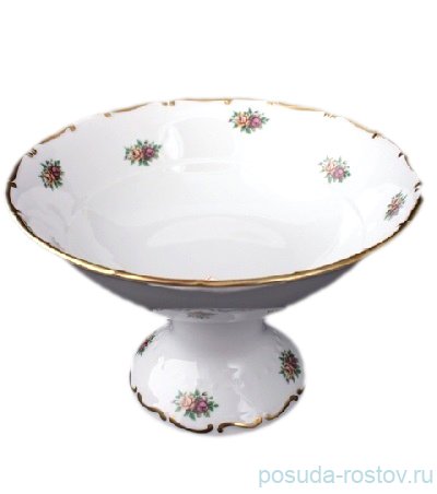Фруктовница 23 см н/н  Bohemia Porcelan Moritz Zdekauer 1810 s.r.o. "Анжелика /Маленькие розочки" / 027612