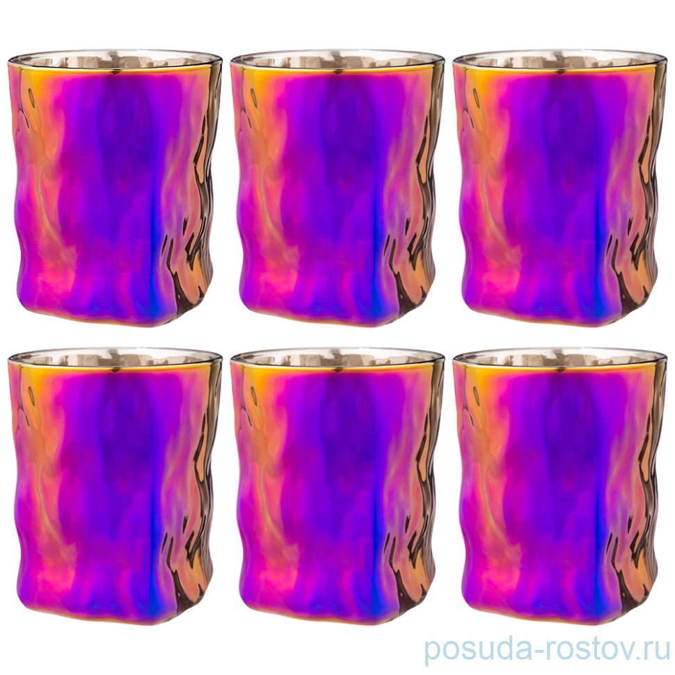 Стаканы для виски 300 мл 6 шт "Серебро" / 279090