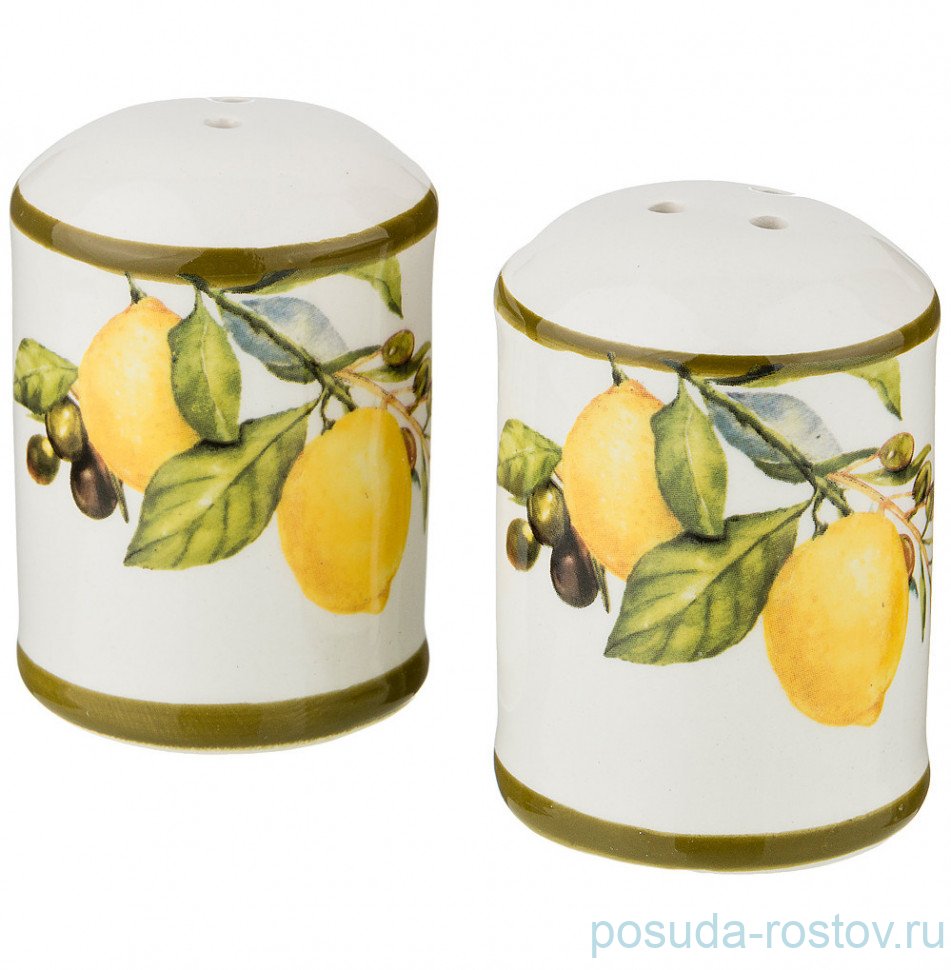 Набор для специй 4,5 х 6,5 см 2 шт "Лимоны" / 212289