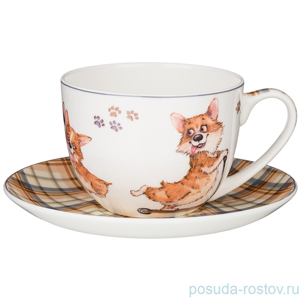 Чайная пара 300 мл 1 шт "лучшие друзья" / 252064 Чайная пара 300 мл 1 шт "лучшие друзья" / 252064