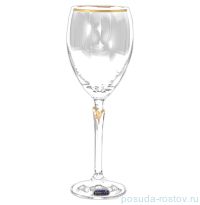Бокалы для белого вина 250 мл 6 шт &quot;Лили /Отводка золото&quot; / 087799