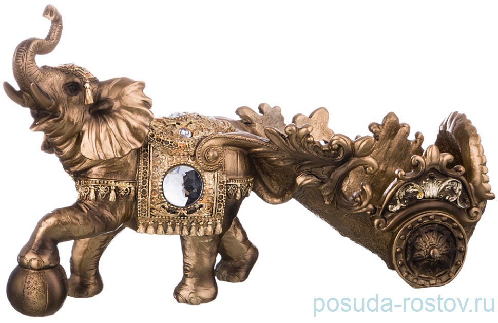 Подставка под бутылку 40 х 14 х 24 см "Слон" / 224616