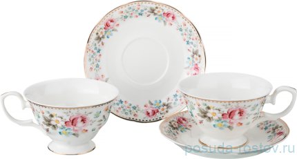 Набор чайных пар 220 мл 2 шт &quot;мадемуазель кики&quot; / 192029