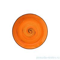 Тарелка 25,5 см оранжевая &quot;Spiral&quot; / 261575