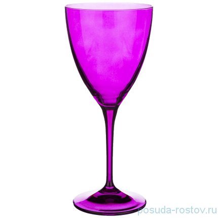 Бокалы для белого вина 250 мл 6 шт &quot;Кейт /Пурпурные&quot; / 170275