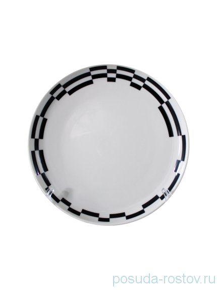 Набор тарелок 19 см 6 шт &quot;Том /Черно-белые полоски&quot; / 244797